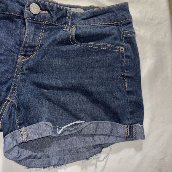 Denim Bundle Lot 4 Pc  3 Shorts 1 Pair Of Jeans Size 6 Dark & Medium Wash  BL - Picture 13 of 16